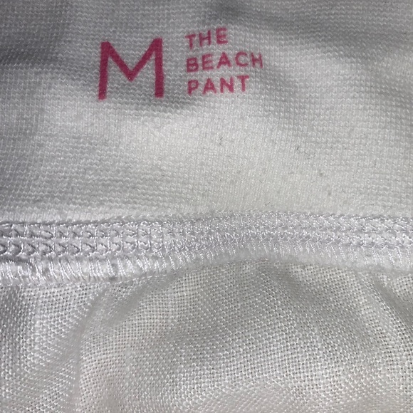 SOLD 🛑 Lilly Pulitzer white Linen The Beach Pant 32407 size M - Picture 8 of 11
